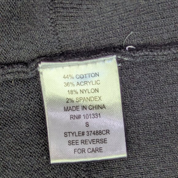 Charlotte Russe Button Front V-Neck Cardigan Size S - Picture 9 of 9